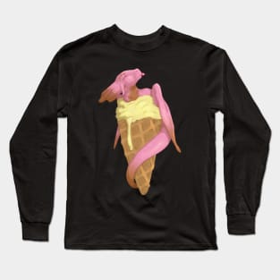 Neapolitan Ice Cream Dragon Long Sleeve T-Shirt